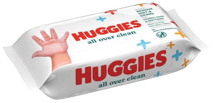 Huggies Letra të Lagura All Over Clean