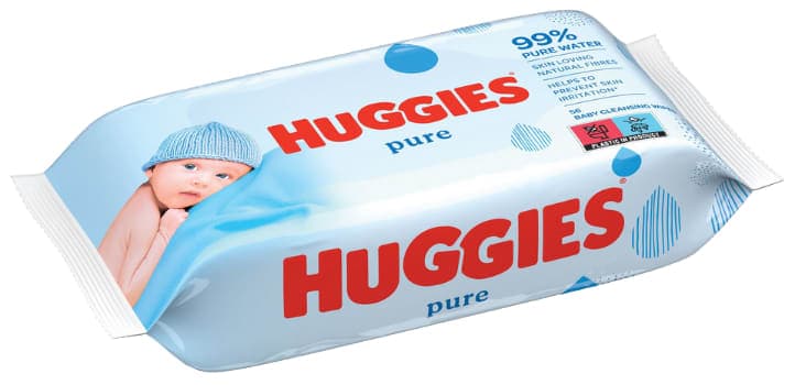 Huggies Letra të Lagura Pure